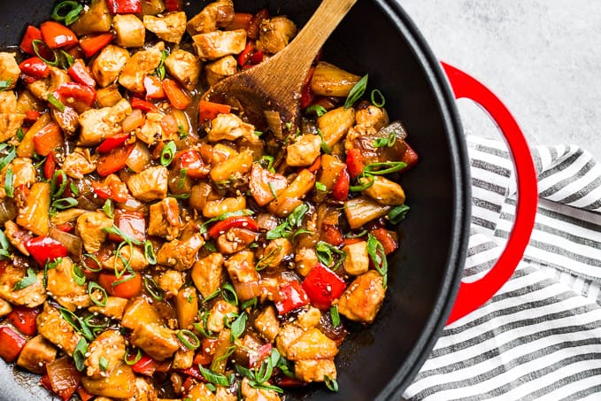 Balanced & Clean: The Whole30 Sweet and Sour Chicken Stir Fry Twist